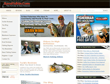 Tablet Screenshot of bassfishin.com